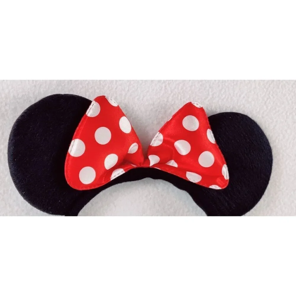 Mini Mouse Headband Black Red Costume Party Favor Girls Women OS Flexible Ears